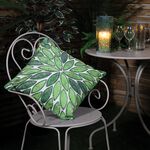 Outdoor Cushion Green Leaf 45cm x 45cm