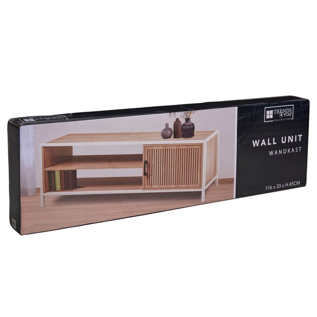 TV Stand Cream Metal