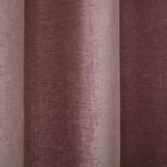 BLACKOUT & THERMAL TEXTURED ROSE 66x72 Curtain