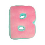 LETTER B Cushion Pink/Duck Egg