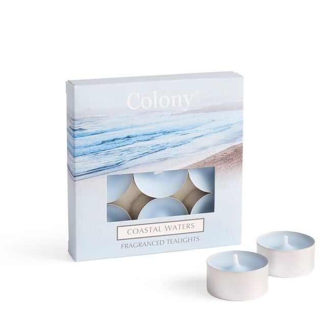 Colony 9 Scented Tea Lights - Coastal Waters