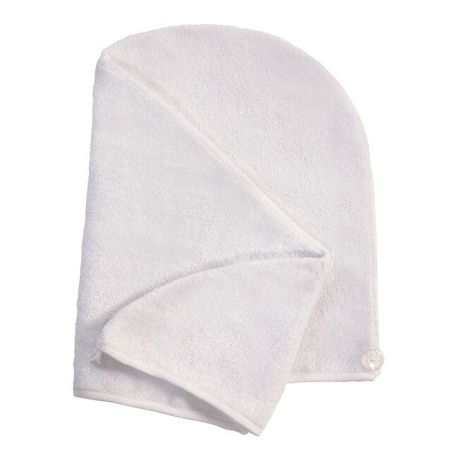 TURKISH COTTON SUPERSOFT WHITE Hair Wrap