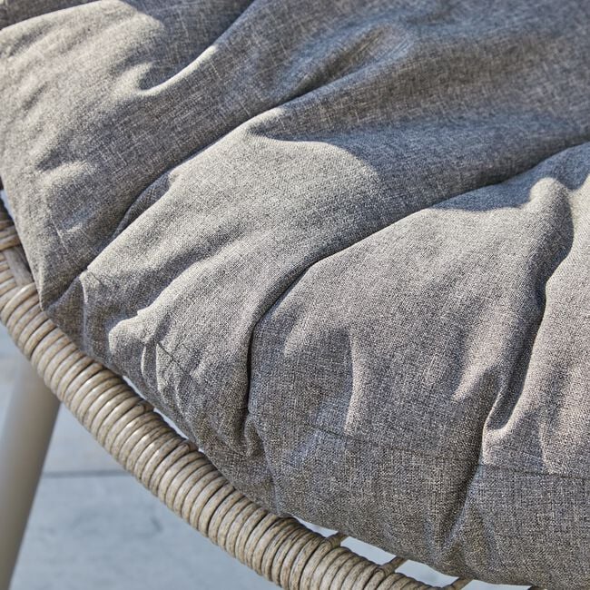 Aventino Luxury Rattan Lounging Chair With Stool