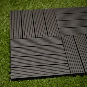DECK TILE Grey Set Of 4