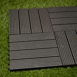 DECK TILE Grey Set Of 4