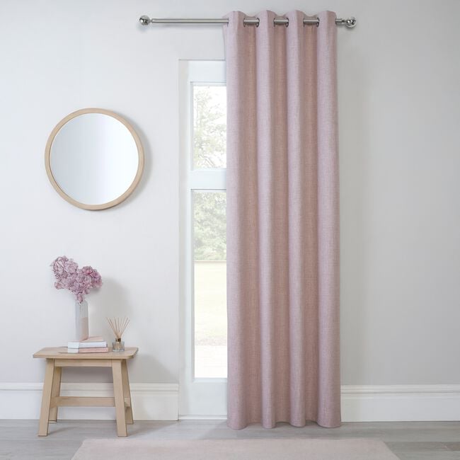 HACKNEY BLACKOUT BLUSH 135x240cm Curtain Panel 