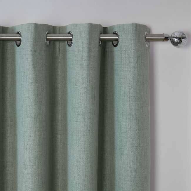 HACKNEY BLACKOUT DUCK EGG 135x240cm Curtain Panel 