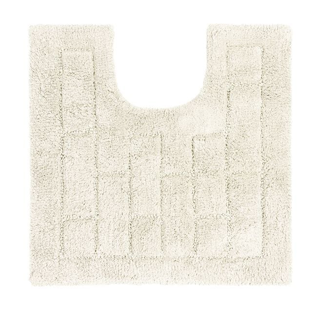 COTTON BRICK CREAM 50x50 Pedestal Mat
