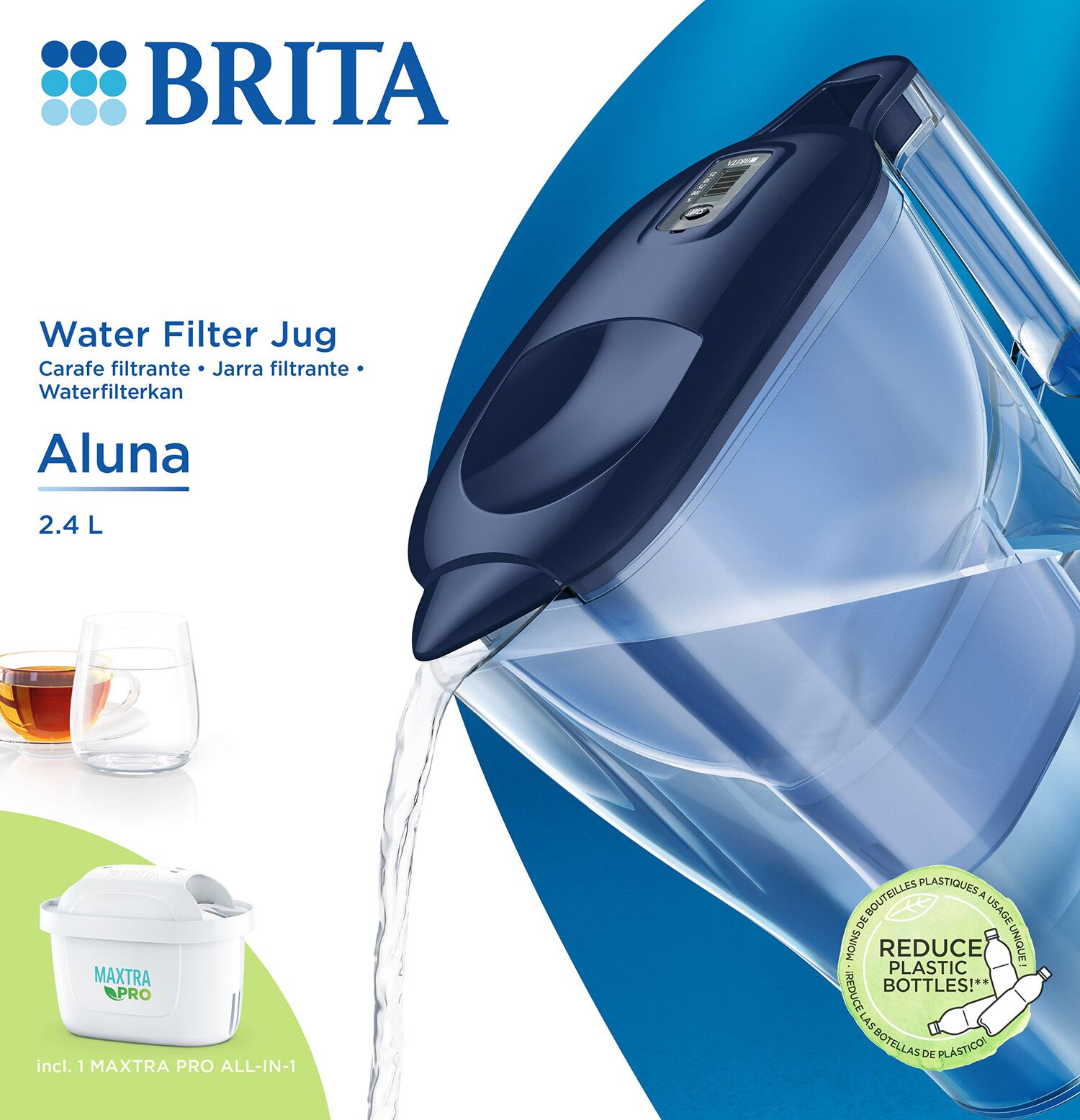 Brita Aluna MXPRO Blue Water Jug Home Store + More