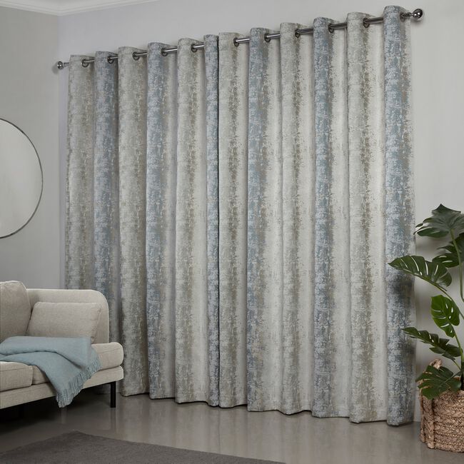 OMBRE CHENILLE SAGE 132x90 Curtains