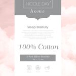 Nicole Day Scented Cotton Pillow Protector 2Pk