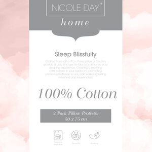 Nicole Day Scented Cotton Pillow Protector 2Pk