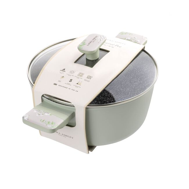 Laura Ashley Sage Parterre 24cm Casserole