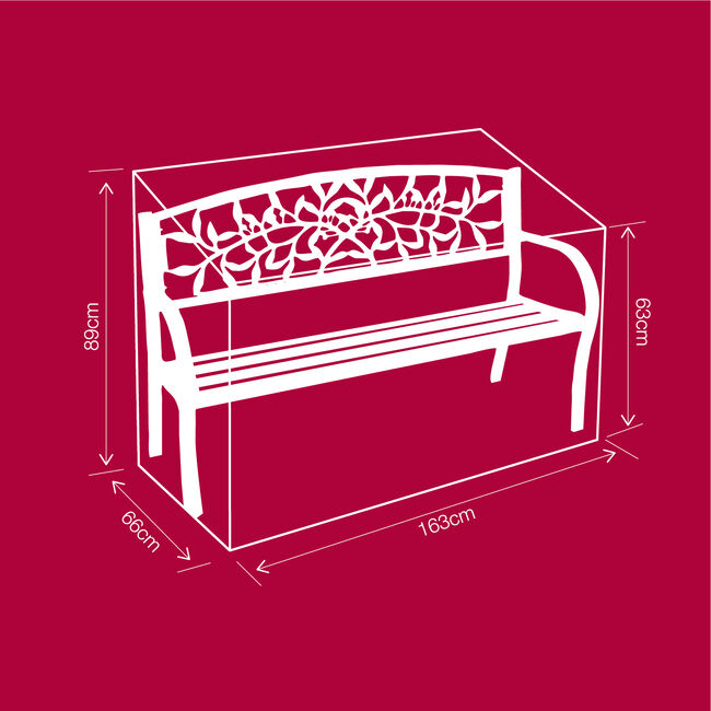 Outdoor Bench Cover 100GSM - 1.6m