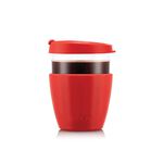 Bodum Joycup Red Glass Travel Mug 400ml