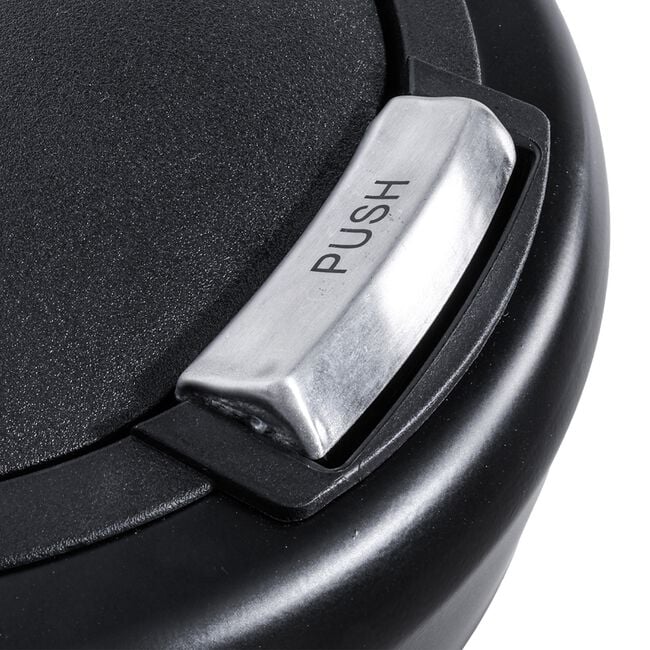 50L SOFT CLOSE Black Bin