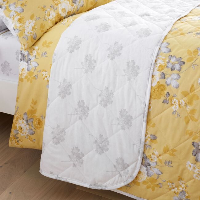 Mona Bedspread 200cm x 220cm - Ochre