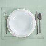 Dobby Stitch Duck Egg 2PK Placemat