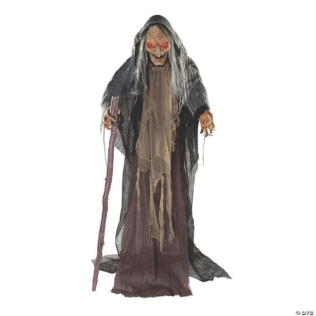 Lifesize Standing Animated Witch