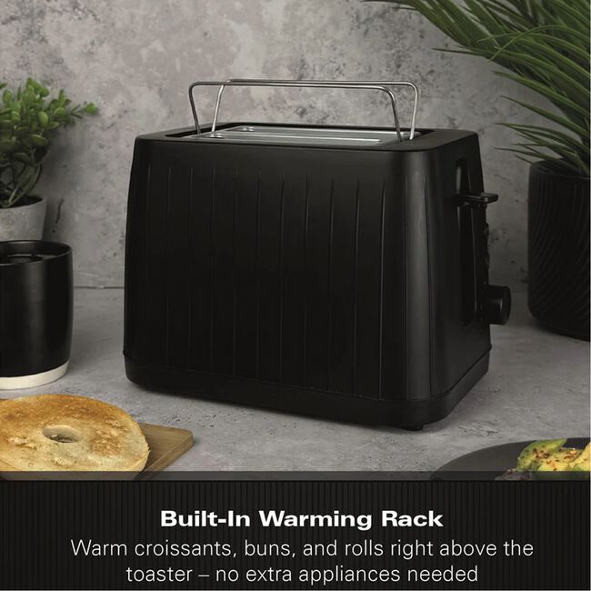 Hamilton Beach Stealth 2 Slice Black Toaster