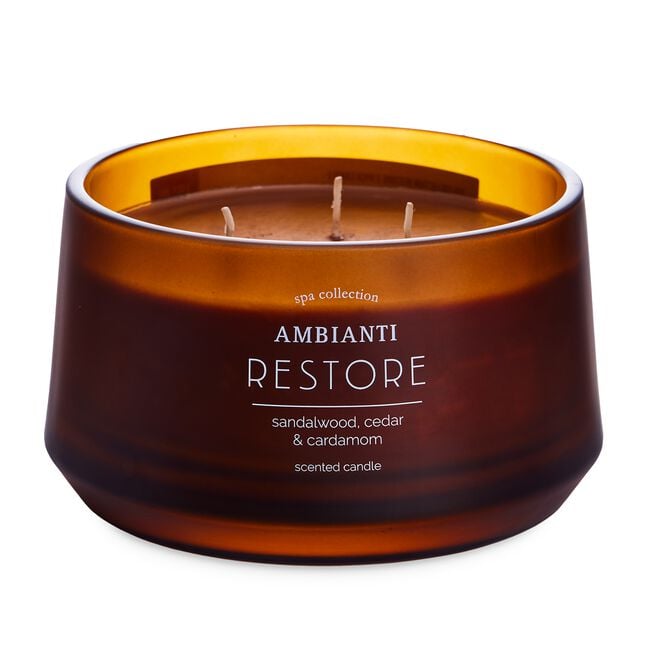 Ambianti Spa Collection Restore 3 Wick Candle