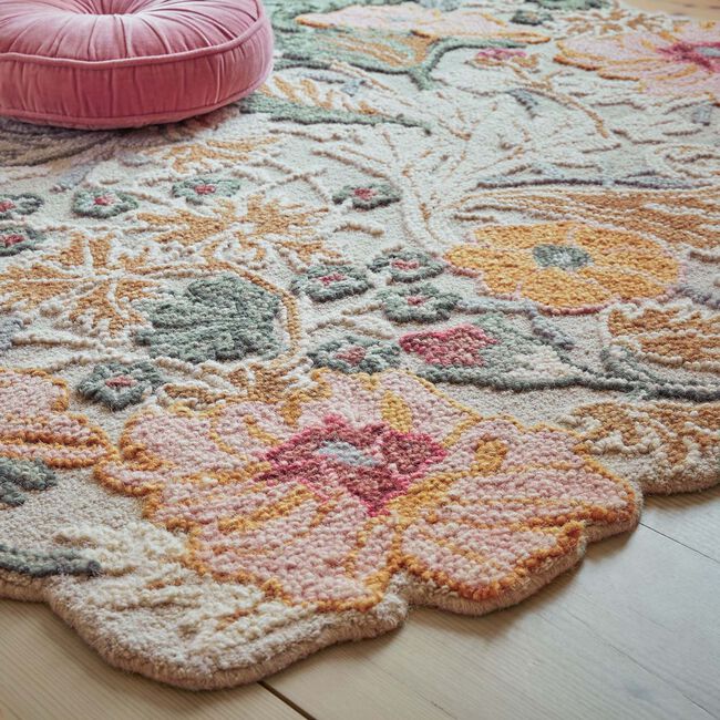 DAPHNE SHAPED FLORAL 120X170cm Rug