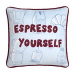 Fusion Coffee Club Cushion 43cm x 43cm