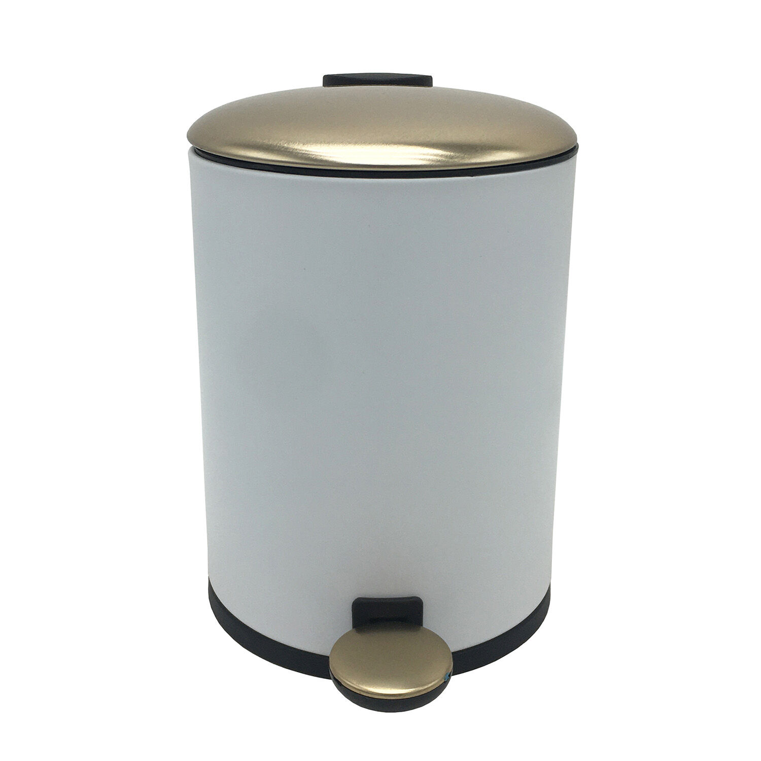 Rocco Matt Pedal Bin 3L - White Gold - Home Store + More