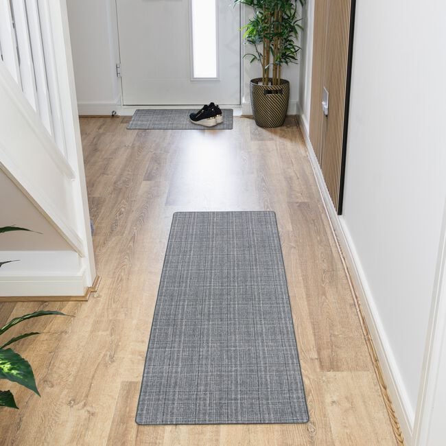 JVL Elegance Grey Runner 50cm x 150cm