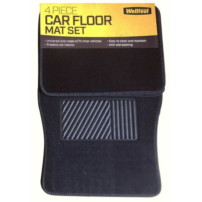 Car Floor Mats 4 Piece Set