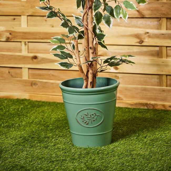 BELLA Sage Green Plant Pot