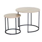 Bergstrom Set of 2 Coffee Table Oak