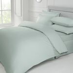 DOUBLE DUVET COVER Duck Egg 200tc