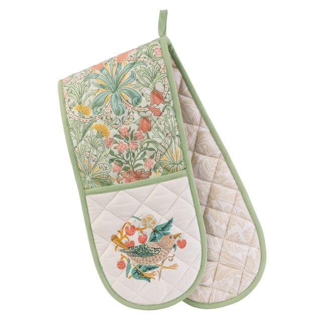 William Morris Kitchen Garden Double Oven Glove
