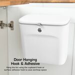 Swan 7L Compost Bin White