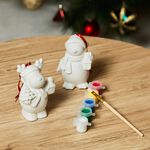 Paint Your Own Christmas Santa and Snowman