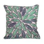 Outdoor Cushion Green Leaf 45cm x 45cm