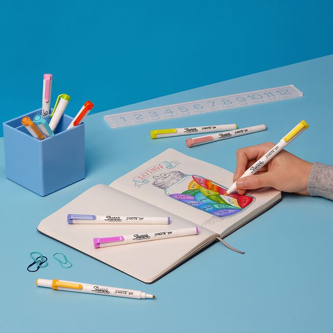 Sharpie S-Note Duo Highlighter - 8 PK