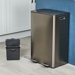 60L RECYCLING BIN Platinum