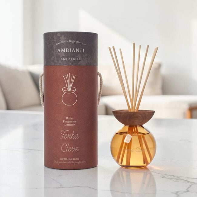 Ambianti Orb Tonka Clove 200ml Reed Diffuser