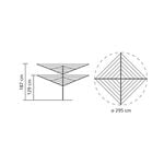 Brabantia Lift-O-Matic Rotary Airer 50m