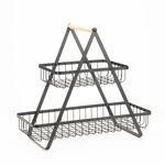 Storage Master Black 2 Tier Basket