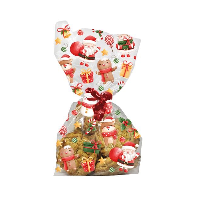 Santa & Friends 20 Cello Treat Bags