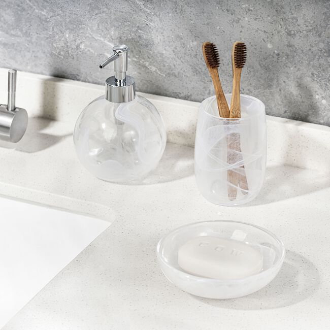 Glass Cloud Soap Dish