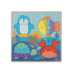 Learn & Play Ocean Chunky Wooden Puzzle