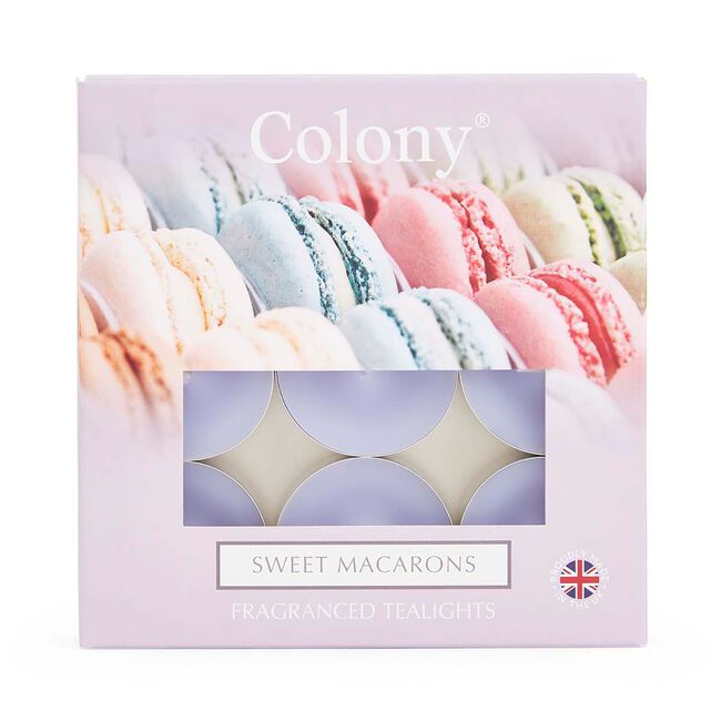 Colony 9 Scented Tealights - Sweet Macarons