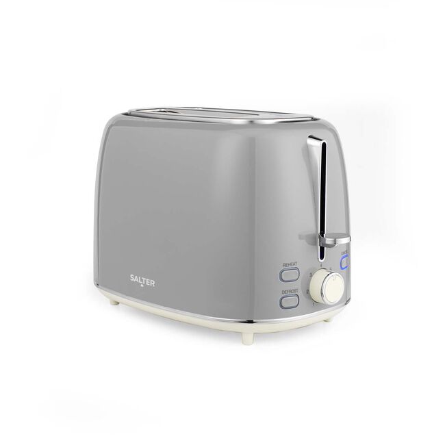 SALTER RETRO GREY 2 Slice Toaster