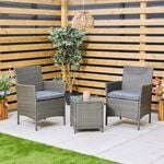 Treviso Rattan Bistro Set 3 Piece