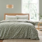 BIANCA SINGLE DUVET COVER Shadow Leaves Green