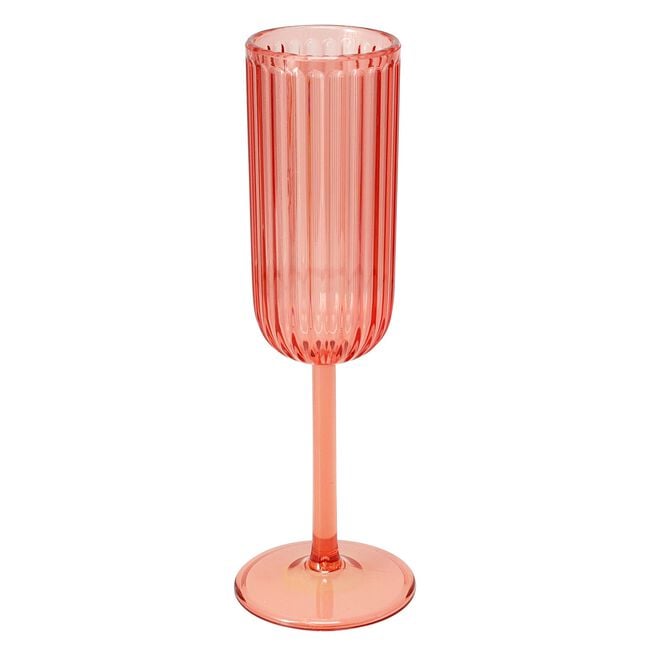 Champagne Glass 165ml Pink
